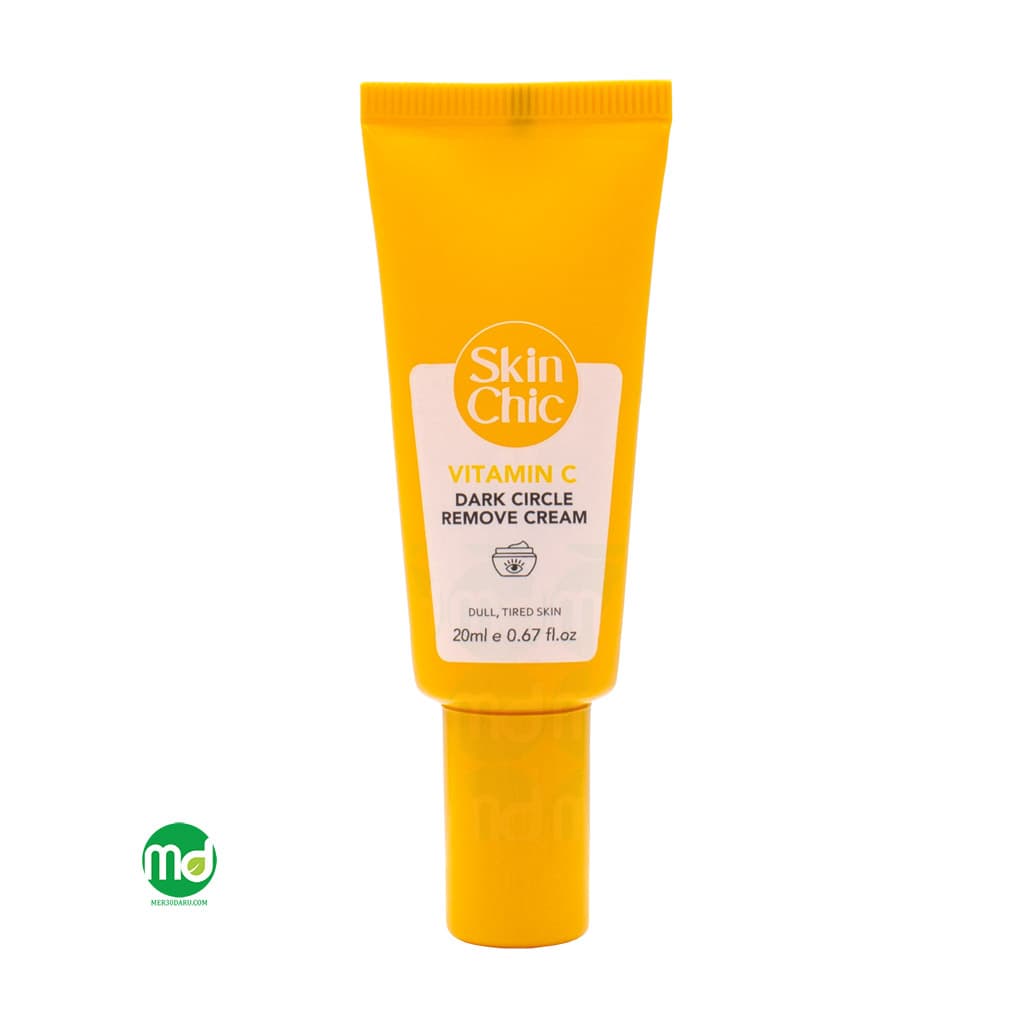 کرم ضد تیرگی دور چشم اسکین شیک حاوی ویتامین C
