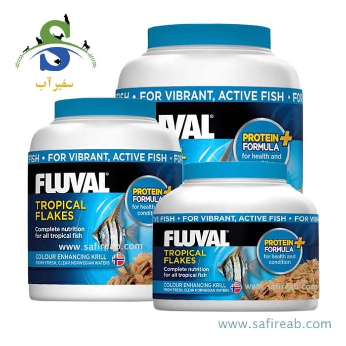 غذای پولکی تروپیکال گرمسیری (۱۲۵ ، ۳۲۵ ، ۷۵۰ میل) فلووال