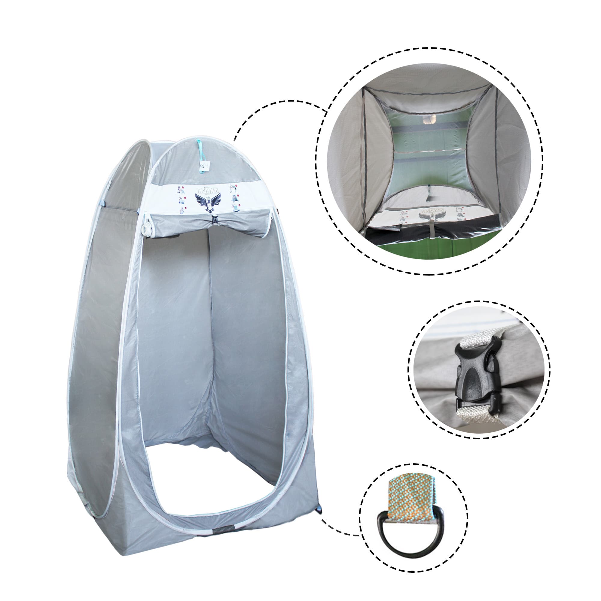 چادر مسافرتی صحرایی ( حمام و توالت صحرایی )(جنس برزنتی برنو برزنتی )