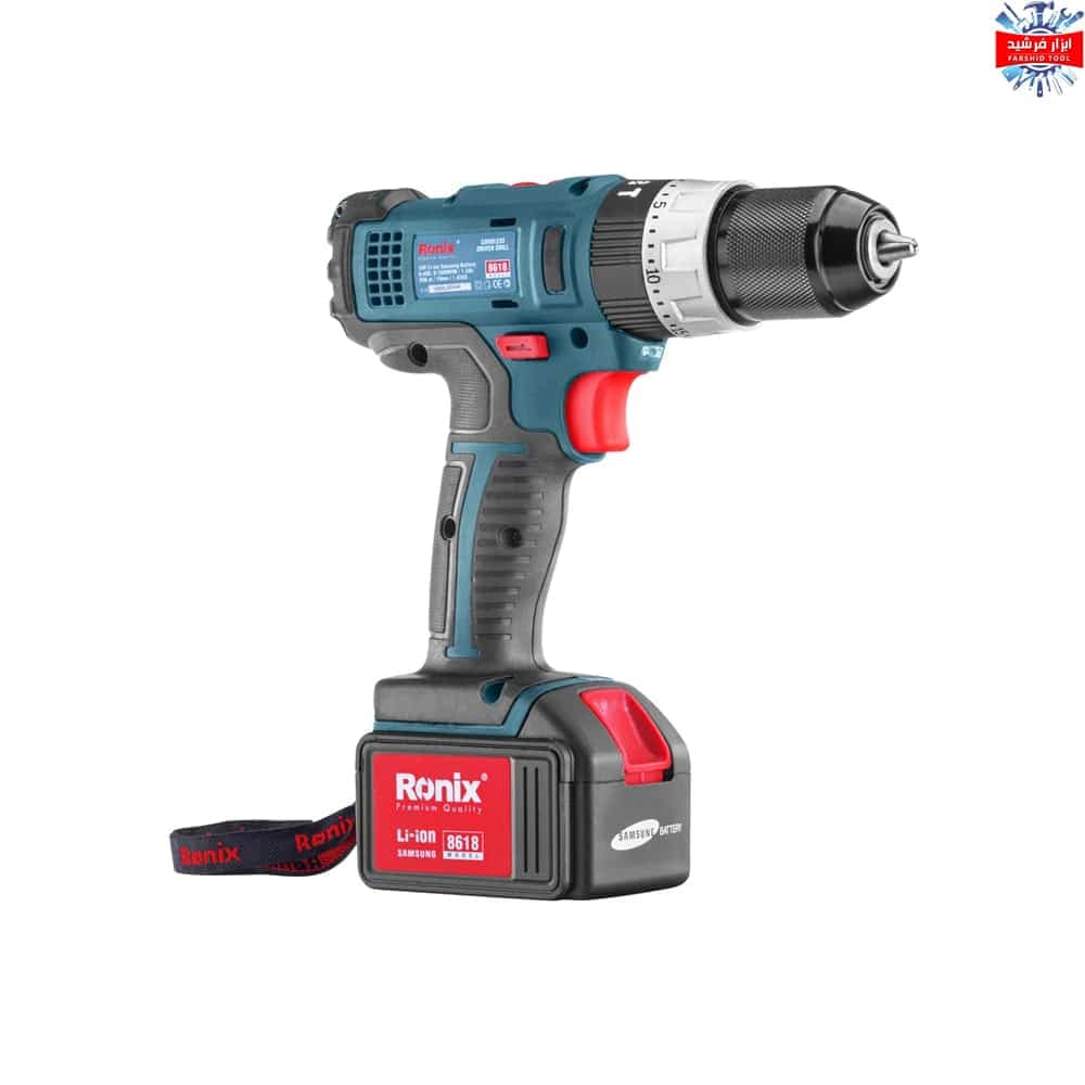 دریل پیچ گوشتی چکشی رونیکس مدل 8618