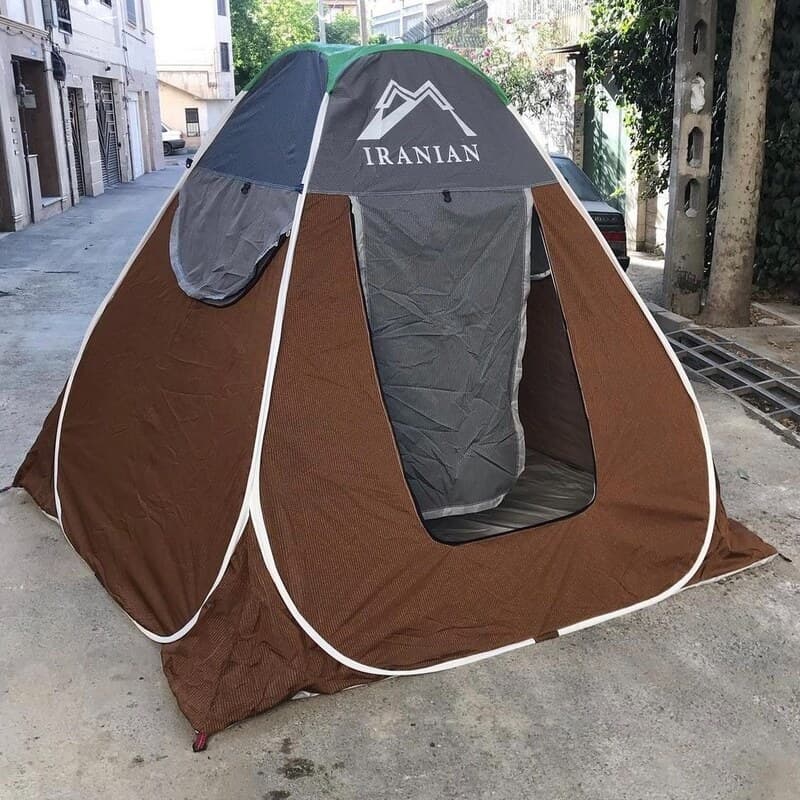 چادر مسافرتی 12 نفره مدل برنو کف ضخیم ارتفاع افرود کمپ جنگل سفر کوه کد 683