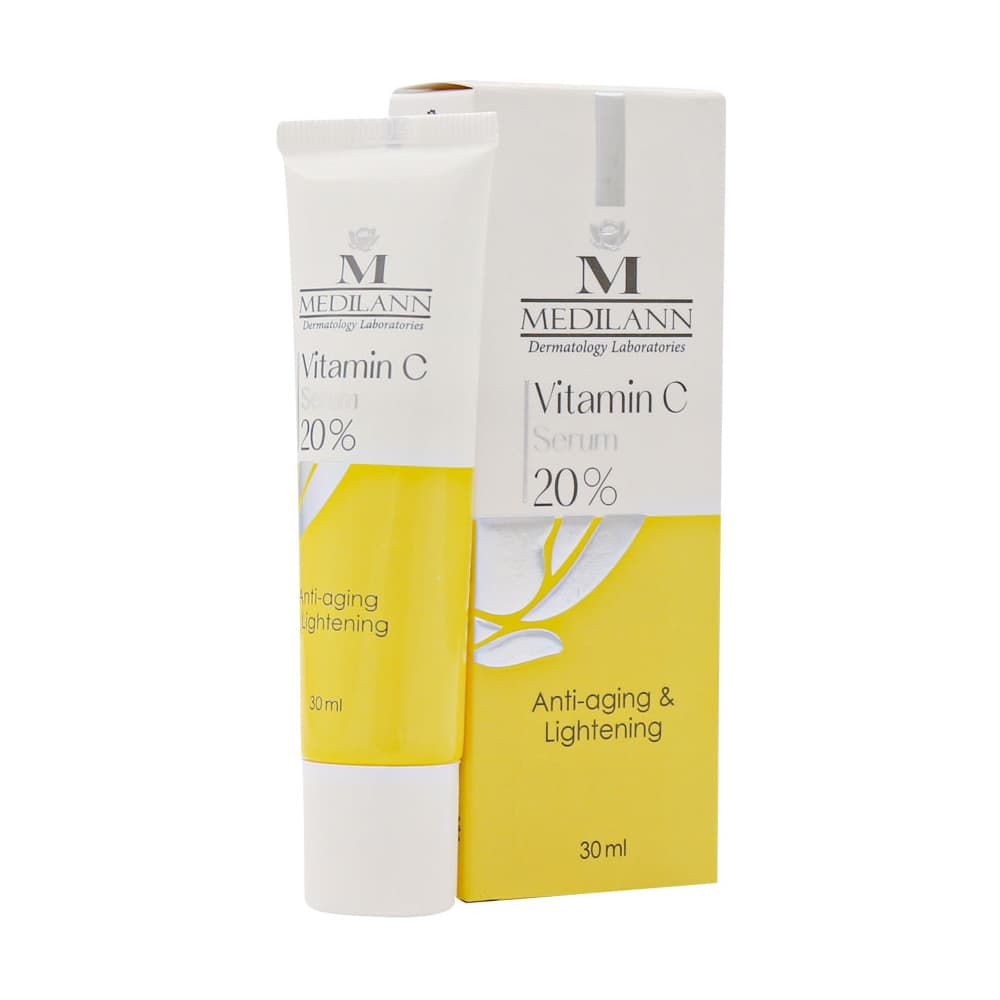 سرم روشن کننده حاوی ویتامین ث 30 میل ـ مدیلن