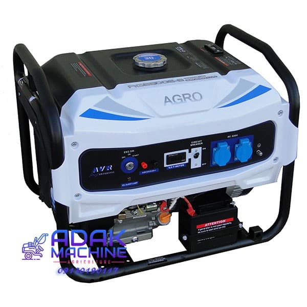 موتور برق بنزینی استارتی 5.5 کیلو وات اگرو مدلAG6500E-B