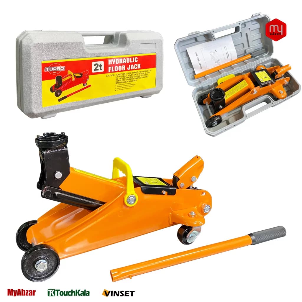 جک سوسماری هیدرولیک 2 تن توربو مدل 2T