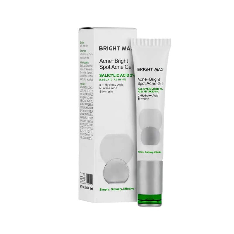 اسپات ژل ضد جوش برایت مکس مدل SALICYLIC ACID 2% حجم 15 میل