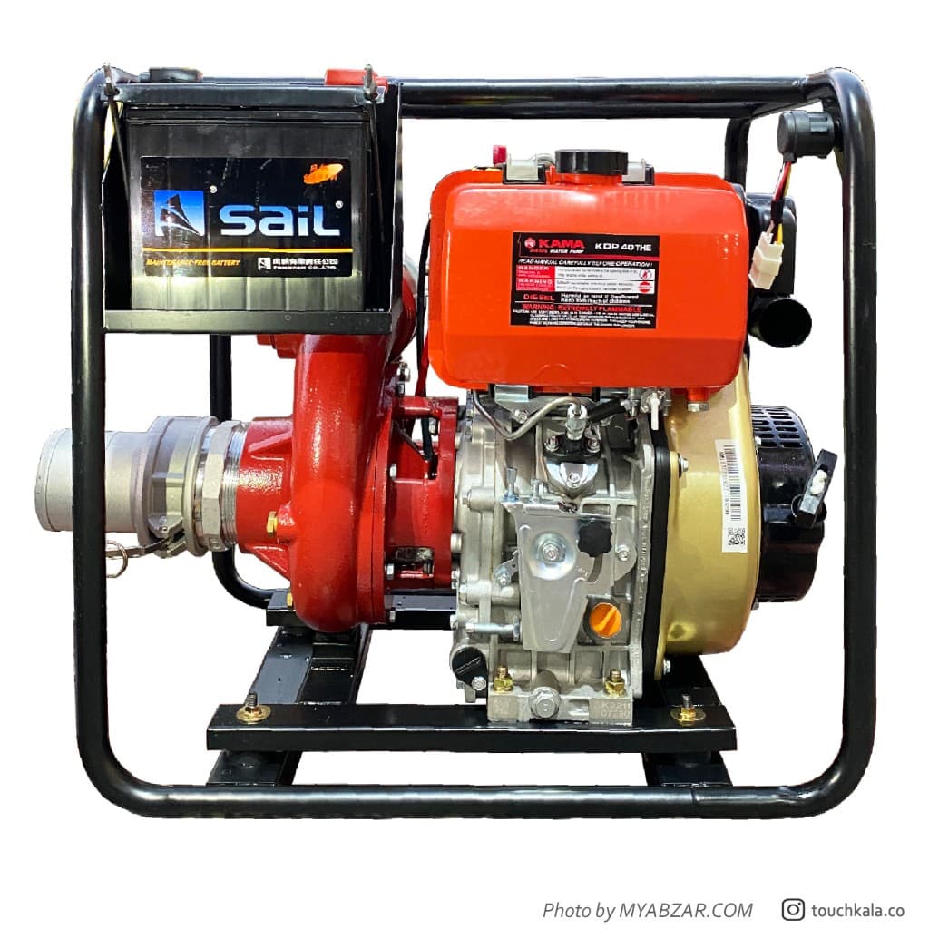 موتورپمپ ارتفاع بالا کاما 4 اینچ مدل KDP40THE