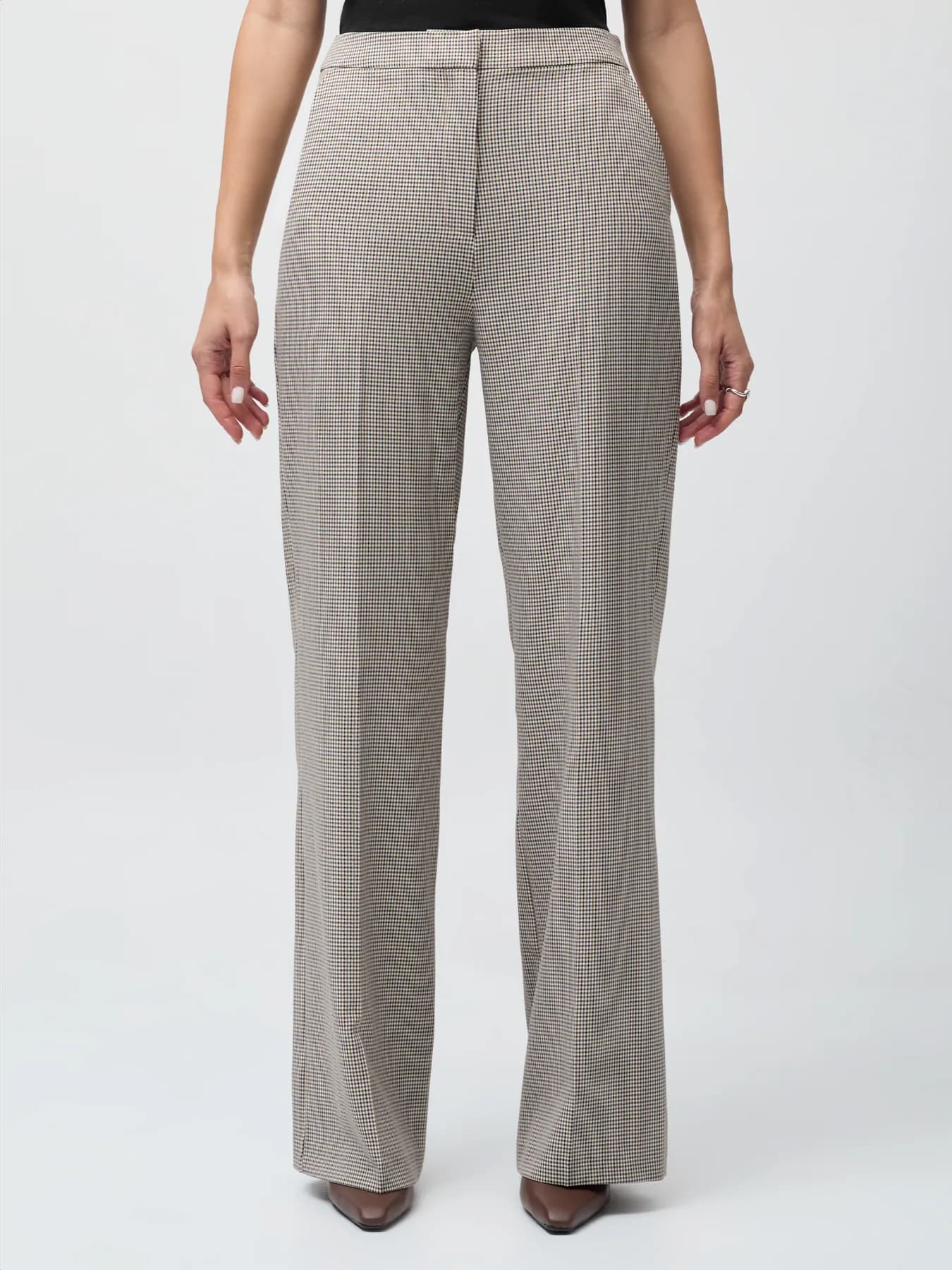 شلوار زنانه چهارخونه راسته