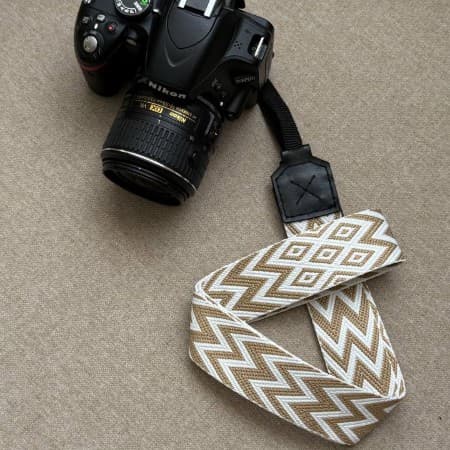 بند دوربین بندینو طرح Bandino camera strap 039