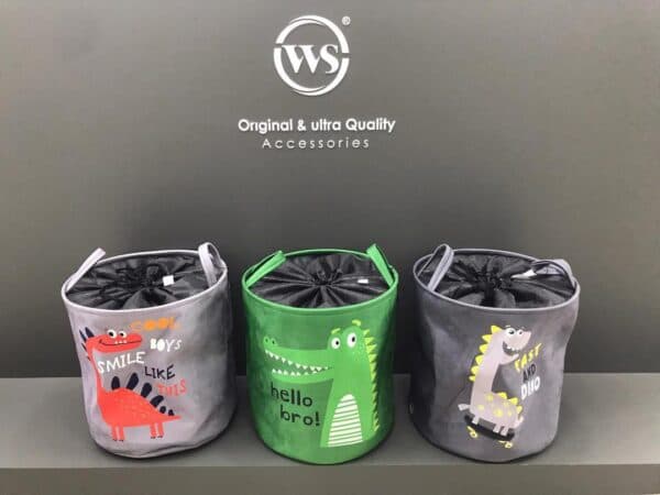 سبد لباس کودک برزنتی مدل دایناسور WS