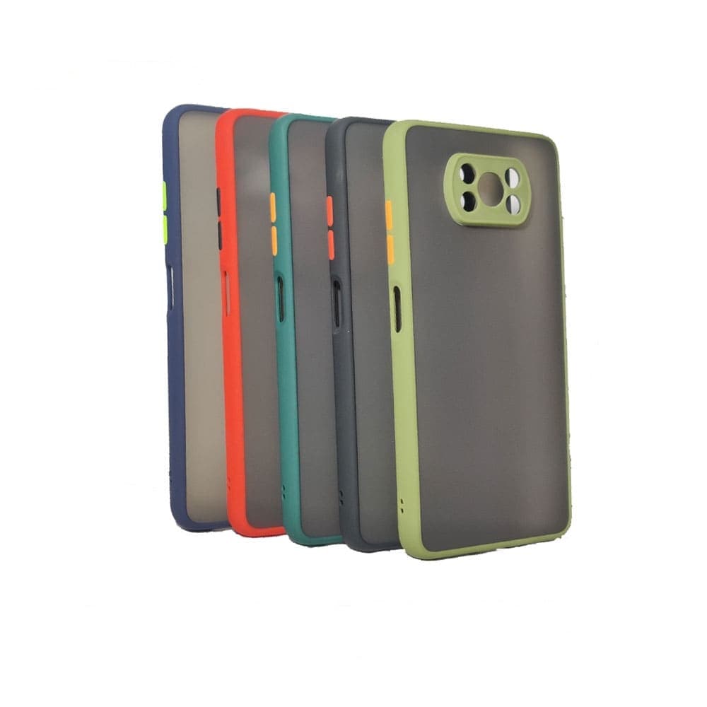 قاب گوشی شیائومی XIAOMI POCO X3 PRO مدل پشت مات محافظ لنز دار