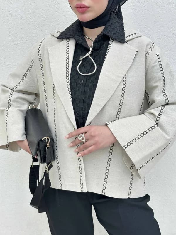 کت زنانه سوزن دوزی