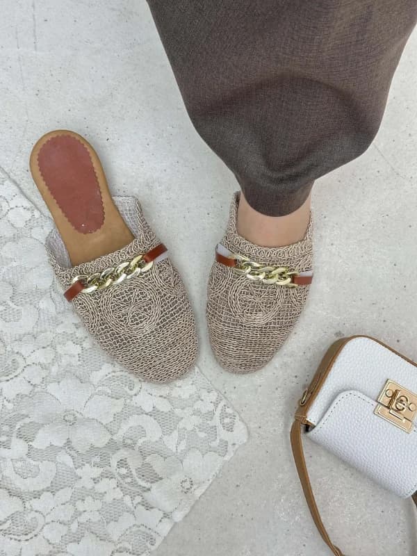 صندل زنانه گیپور زنجیر