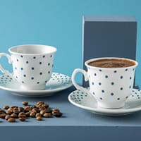 ست قهوه خوری ۲ نفره انگلیش هوم وینکا 80 میلی آبی