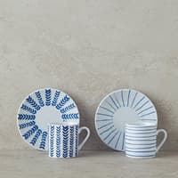 ست قهوه خوری ۲ نفره انگلیش هوم اندا 80 میلی آبی