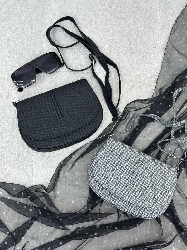 کیف نیم گرد طرح کنف