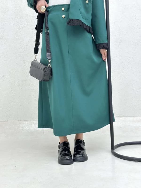 دامن دوجیب پایین گیپور