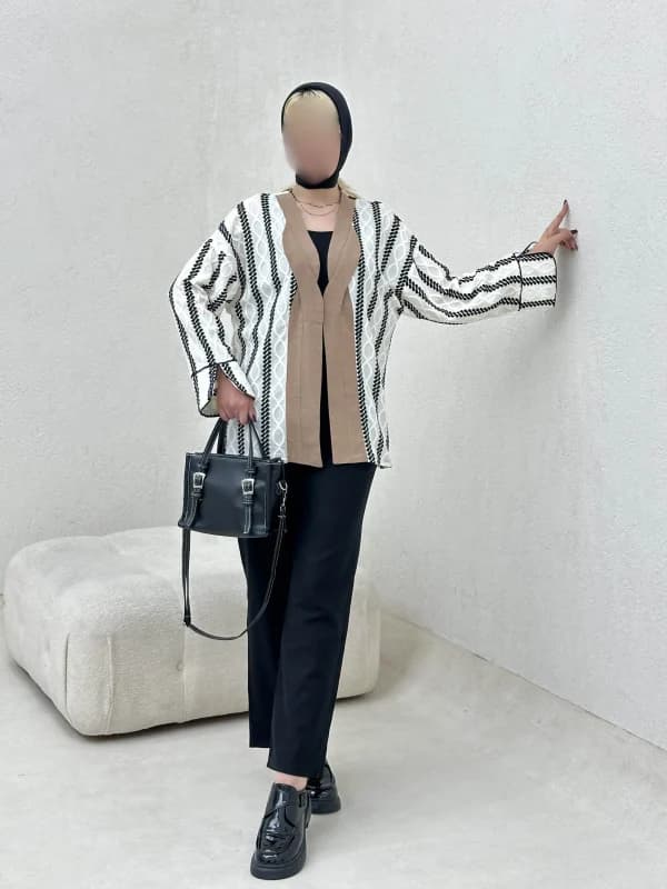 مانتو طرح گیپور آستین چاک