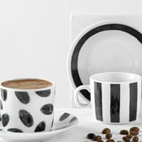 ست قهوه خوری ۲ نفره انگلیش هوم کارینو 80 میلی مشکی