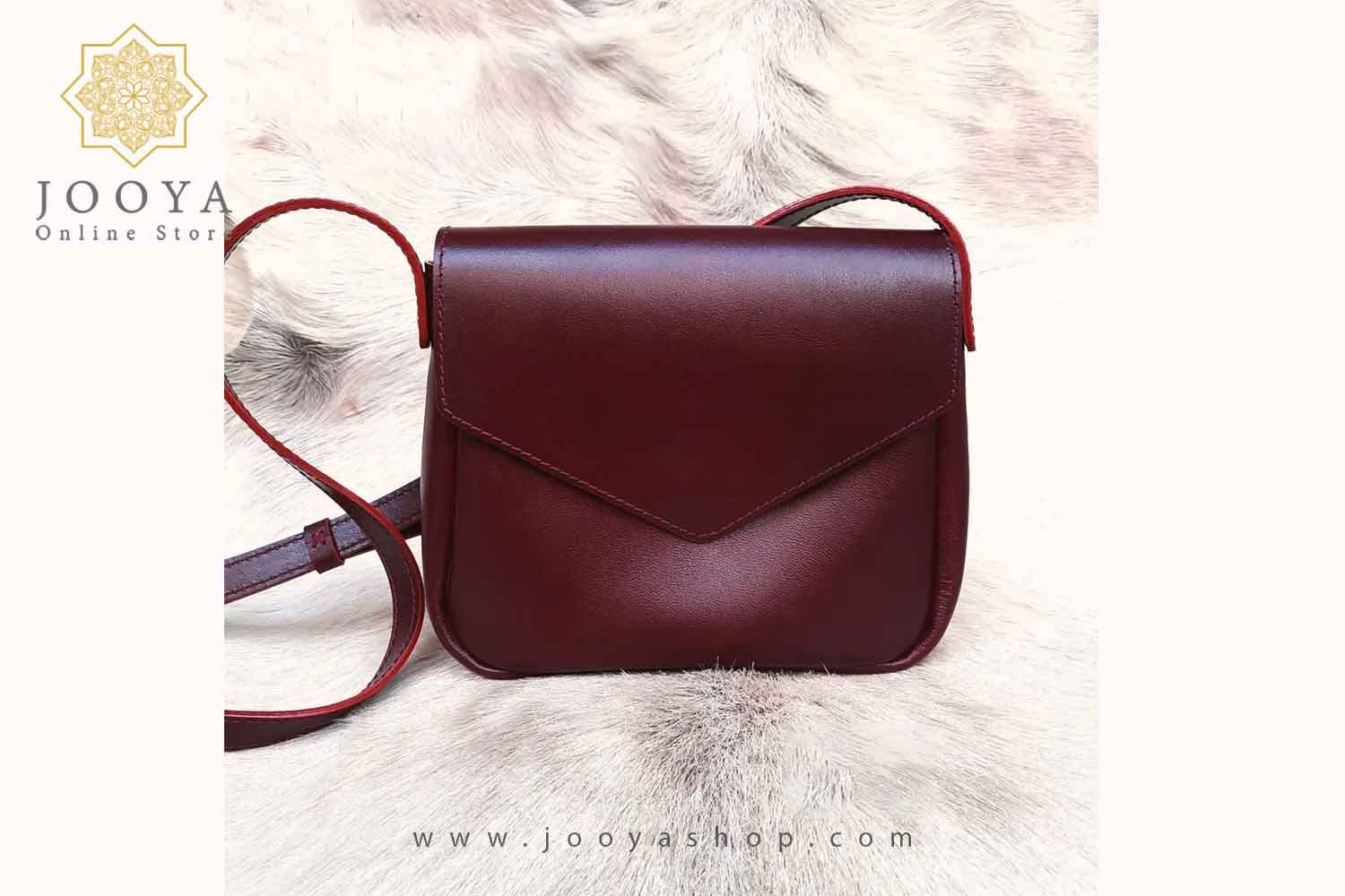 کیف رودوشی آسا زرشکی