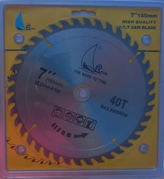 صفحه (تیغ اره الماسه) برش چوب عرفان 180 میلی متر