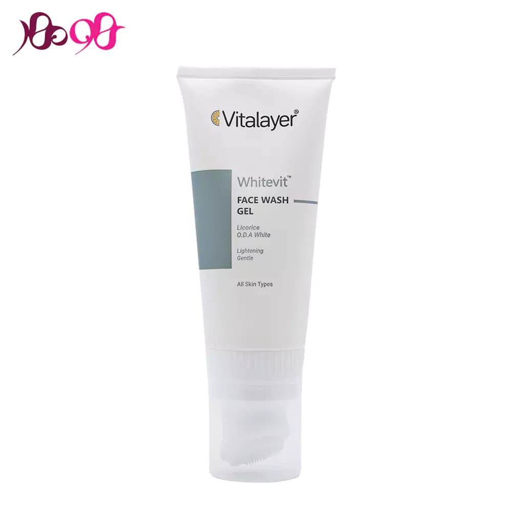 ژل شستشوی ویتالیر ضد لک مدل وایت ویت - vitalayer