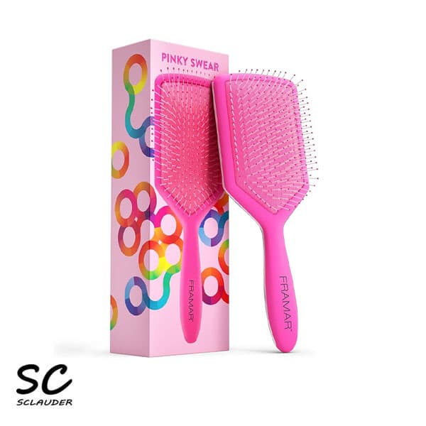 برس باز کننده گره مو فرامار Framar رنگ صورتی