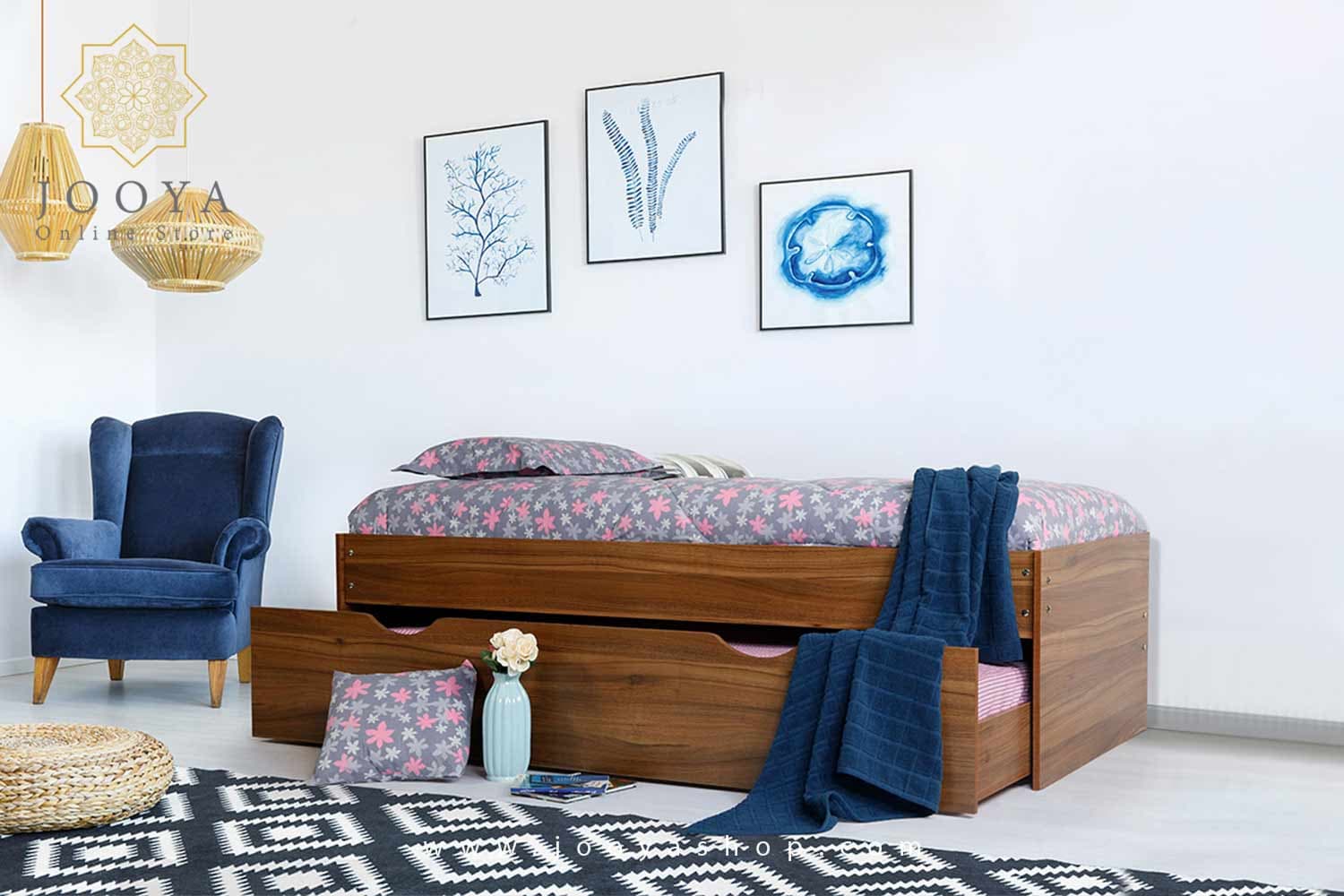 تخت خواب مهماندار رکسانا مدل BM305