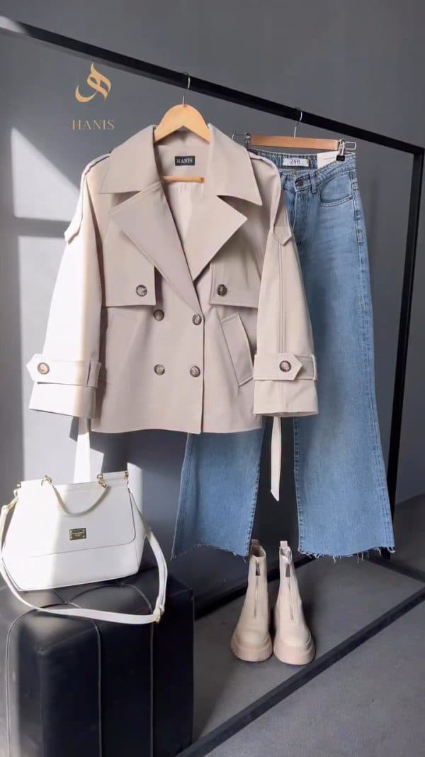 بارانی آستر دار زنانه مدل هینا