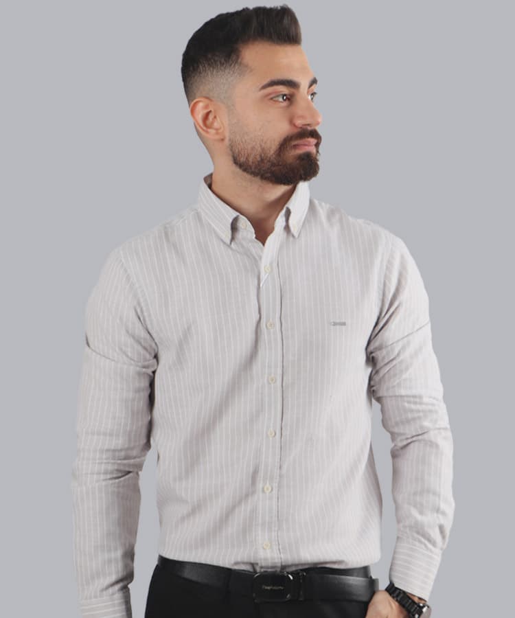 پیراهن مردانه آستین بلند اسپرت 8825