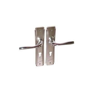 دستگیره پلاک سربی مدل 2522 سوئیچی کروم براق رابین کلون