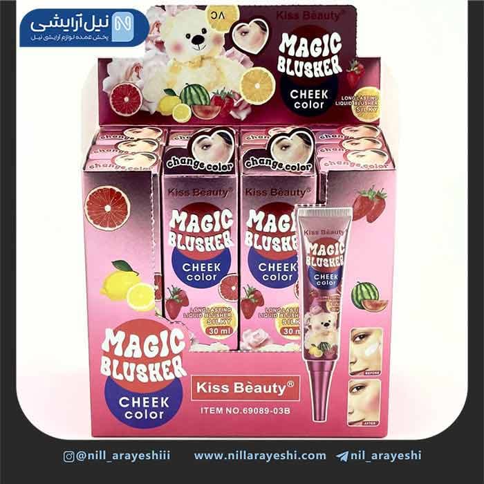 رژگونه مایع تیوپی حرارتی خرسی میوه ای کیس بیوتی کد 03B - 69089