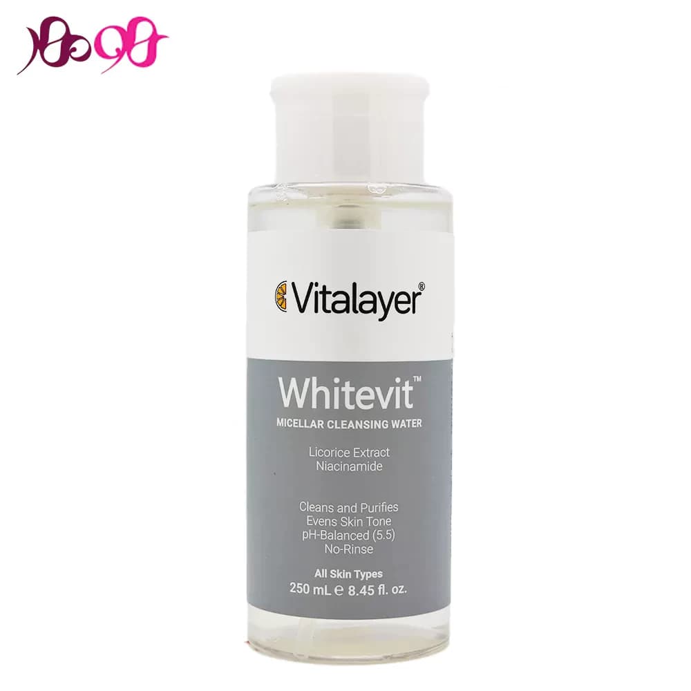 میسلار واتر ضد لک ویتالیر مدل وایت ویت