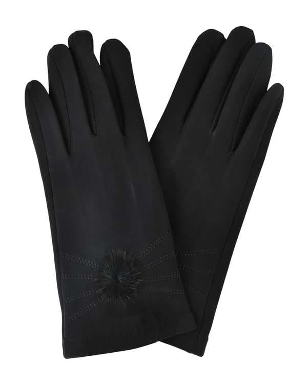 دستکش زنانه سوئیت تاچ دار مشکی آماهی Amahi کد MJ-4014