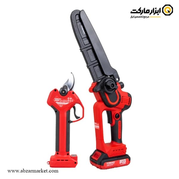 کیت اره زنجیری و قیچی باغبانی شارژی براشلس توسن 20 ولت مدل 9599K