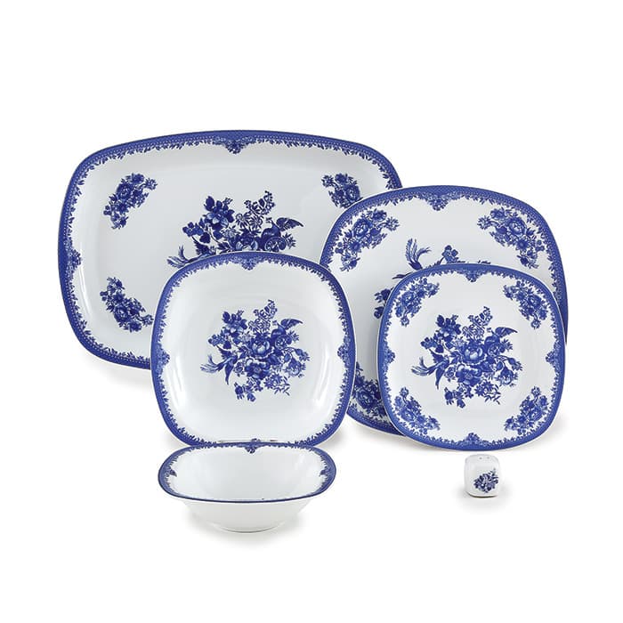 سرویس چینی زرین 6 نفره غذاخوری فلورانس (27 پارچه)