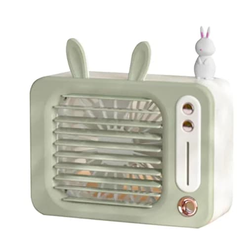 پنکه همراه طرح خرگوشی با اسپری آب و شارژ USB