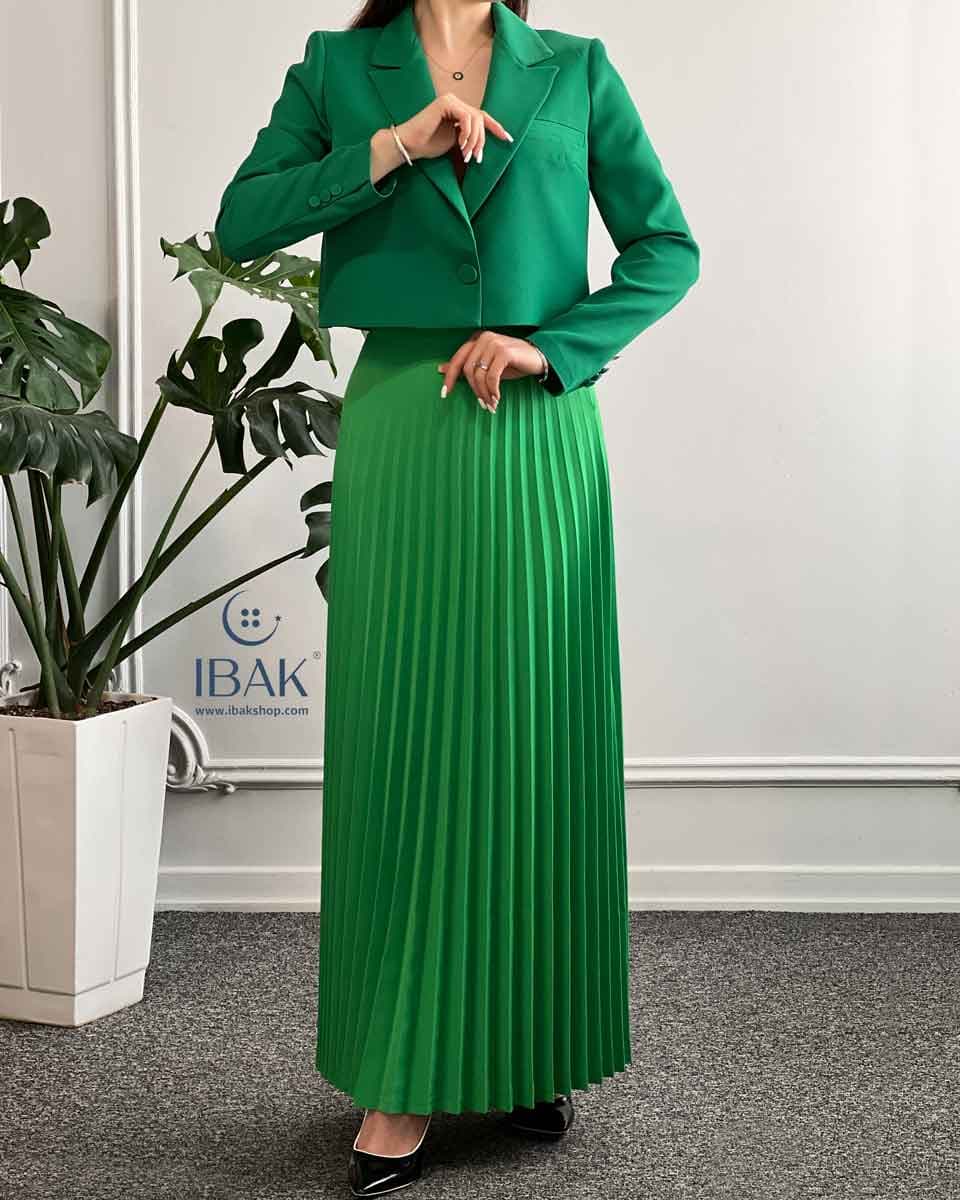 دامن پلیسه کمرکش