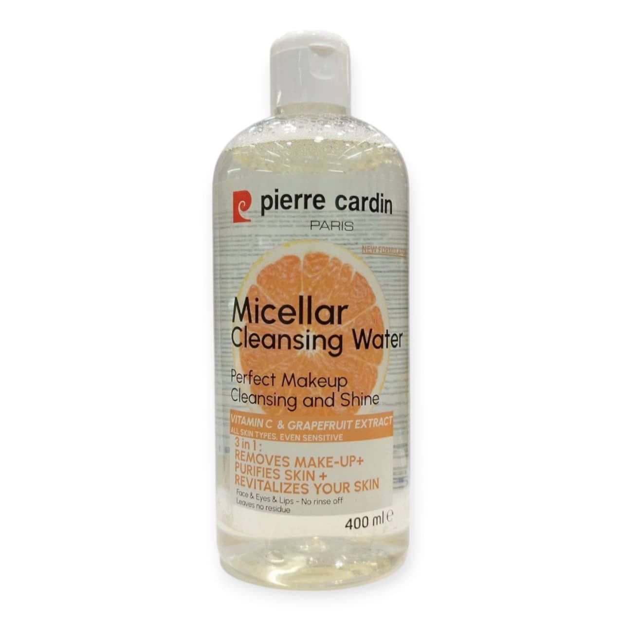 میسلار واتر ویتامین سی و گریپ فروت پیرکاردین pierre cardin حجم 400 میلی لیتر