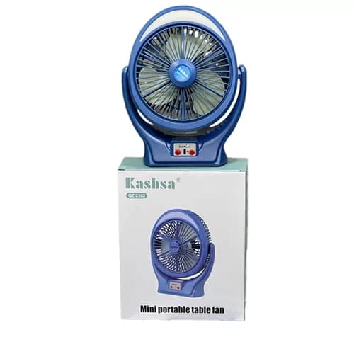 پنکه شارژی رومیزی کاشسا مدل QZ-2361