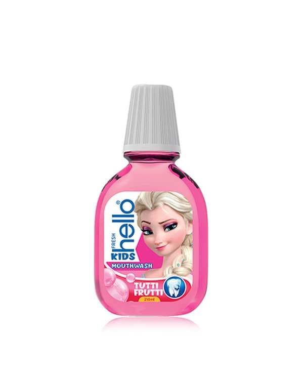 دهانشویه کودک هلو فرش Hello Fresh طرح فروزن 210ml