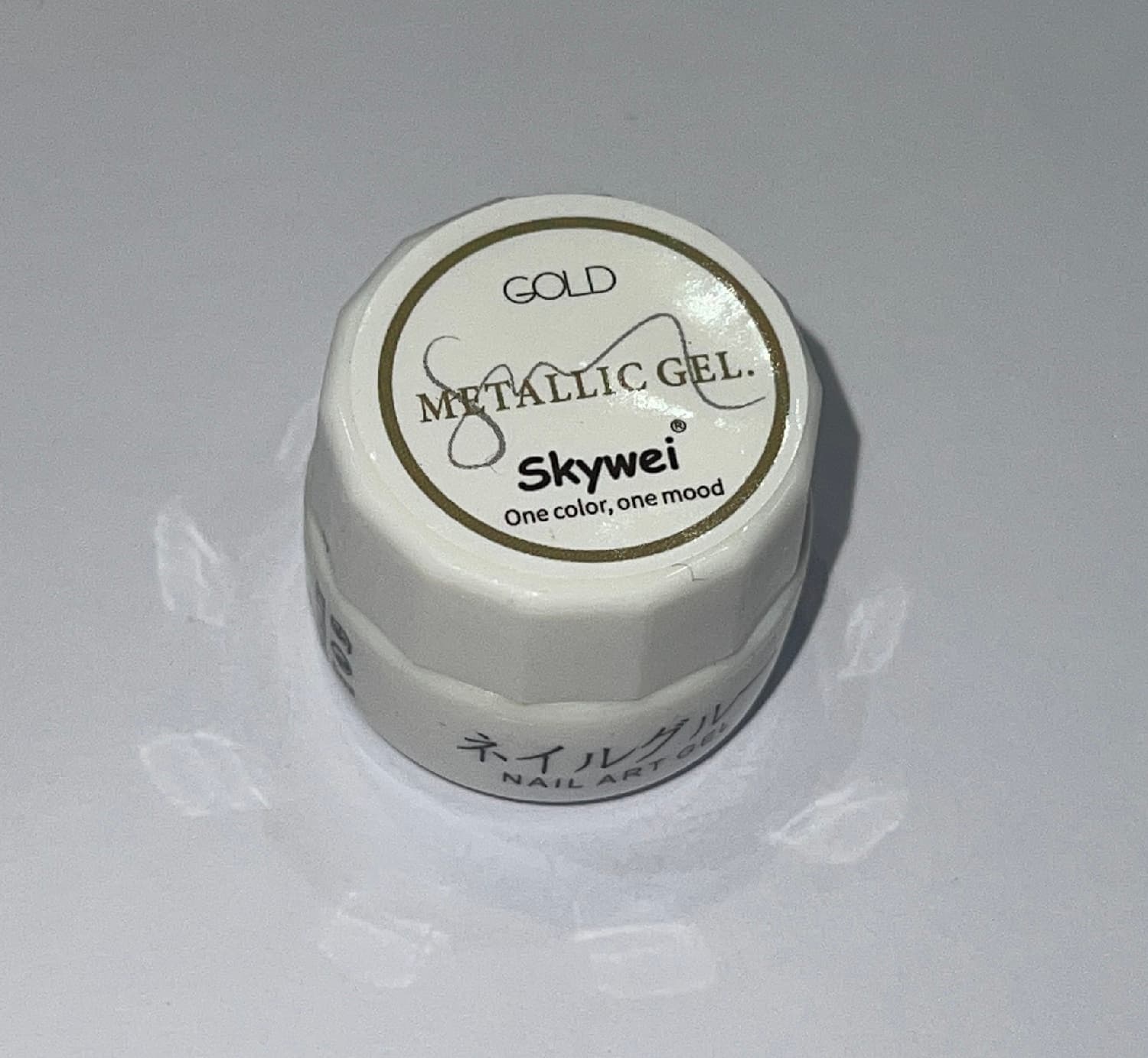 متال ژل طراحی ناخن (متالیک) 5 گرمی اسکایوی Skywei طلایی