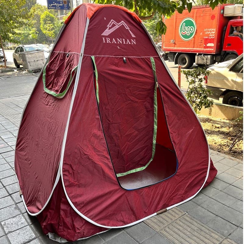 چادر مسافرتی 6 نفره فنری تاشو سفری جنس برنو باکیفیت بالا مناسب خانواده 5