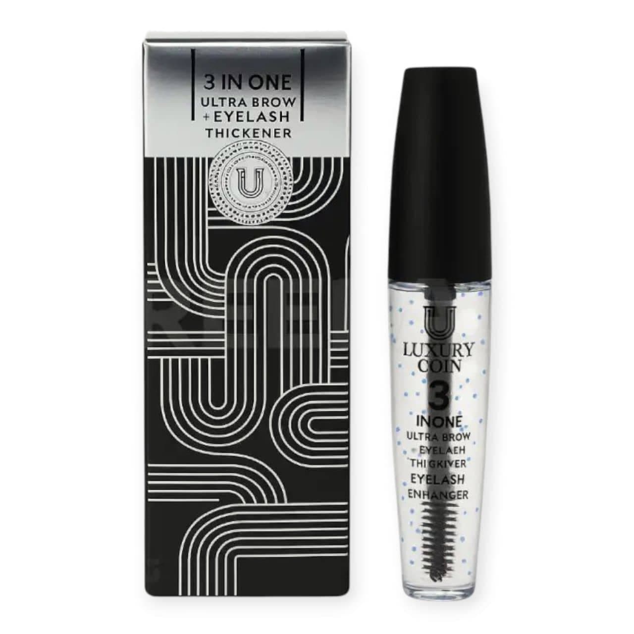 ژل ریملی تقویت کننده مژه لاکچری کوین LUXURY COIN مدل 3in one
