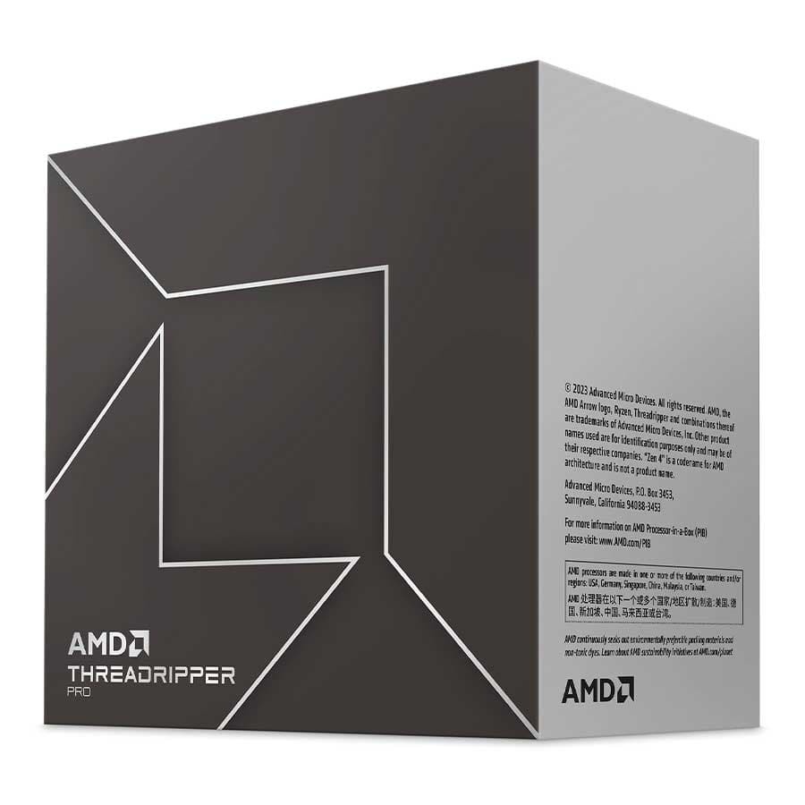 سی پی یو باکس ای ام دی مدل Ryzen Threadripper PRO 7985WX