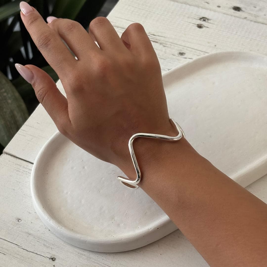 دستبند بنگل زیگزاگی کد B31