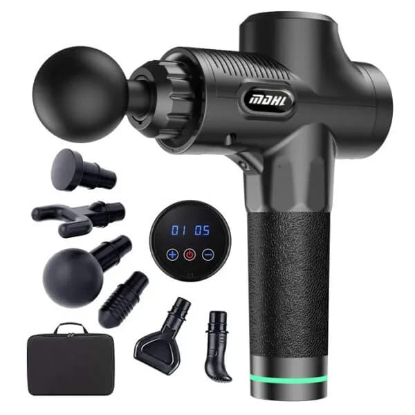 ماساژور تفنگی (گان) مدل 55MG حرفه ای سوکت سوزنی 40 سرعته MDHL