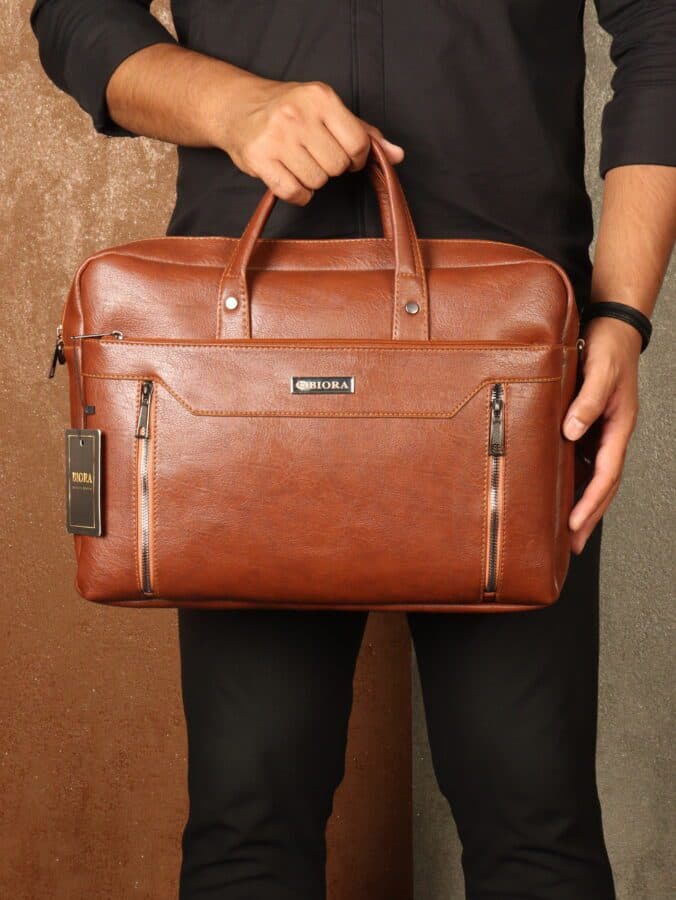 کیف اداری مردانه چرم صنعتی بیورا مدل eez90