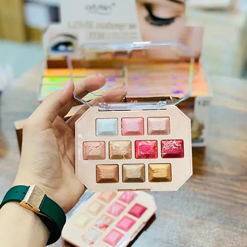 پالت سایه و هایلایتر آرت اسکین 10 رنگ