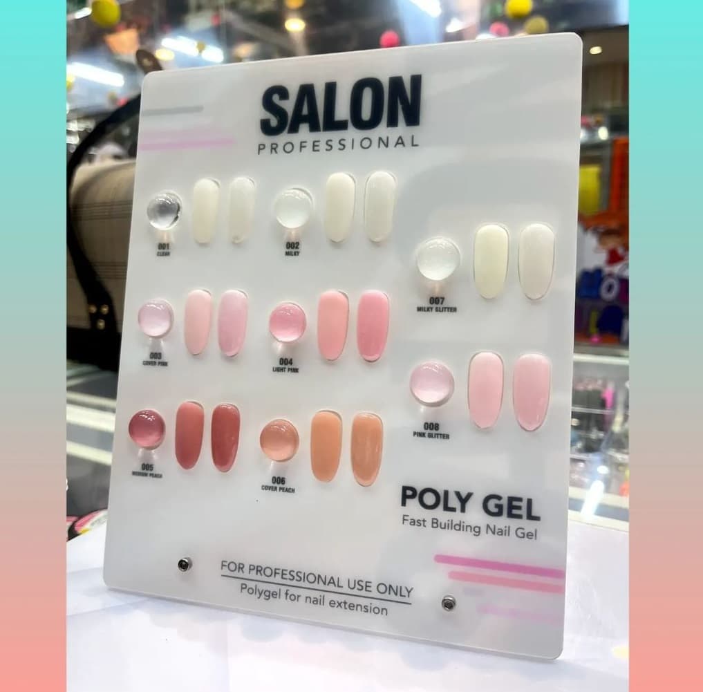 پلی ژل کاشت ناخن 60 گرمی حرفه ای سالن Salon