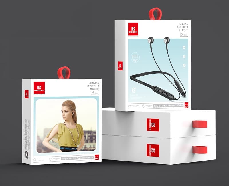 هندزفری بلوتوث گردنی بیبوشی مدل BIBOSHI Wireless Neckband Hadsfree R04